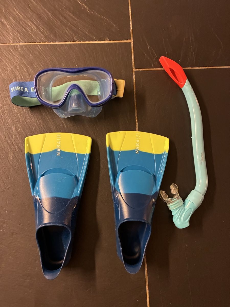 Palmes, Masques & Tubas: Schnorchelausrüstung Kinder – D'occasion à Zürich par sch_lsq6