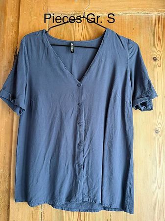 Bluse grau, Gr. S