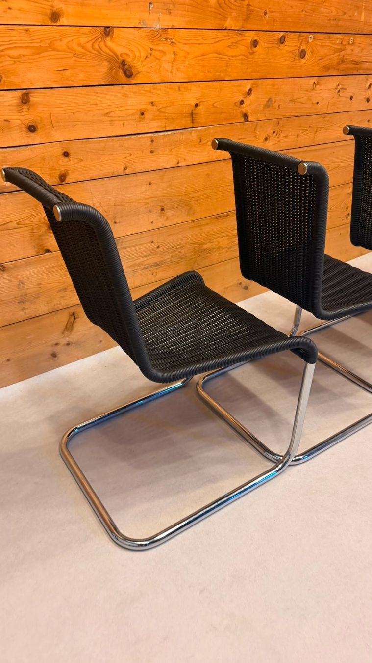 Tecta Sedie: 4er Set Tecta B20 Design Freischwinger Geflecht Bauhaus – Usato da Rickenbach ZH venduto da Der-Insider 8