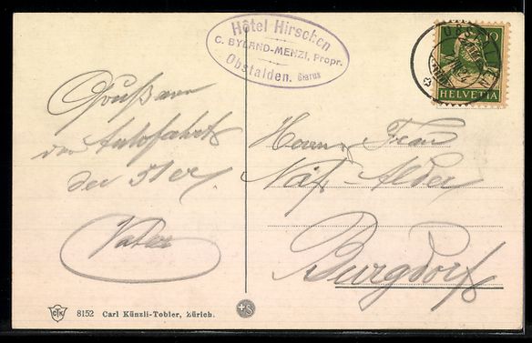 Cartoline postali: AK Obstalden /Glarus, Am Walensee – Usato da Berlin venduto da bartko-reher 1