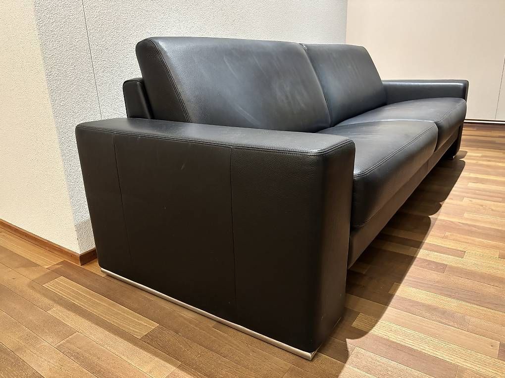 Sofas: Ledersofa schwarz – Gebraucht aus Schwyz von BenRei 2
