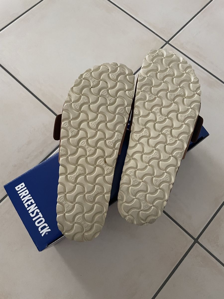 Birkenstock Scarpe da donna: Madrid Big Buckle Cognac nr. 37 – Usato da Gorduno venduto da cha_9lgw 1