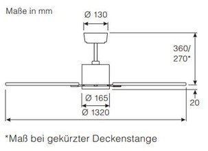 Purificatori d'aria: Deckenventilator Eco Neo III 132 cm – Nuovo e nell'imballaggio originale da Bottighofen venduto da zaap 8