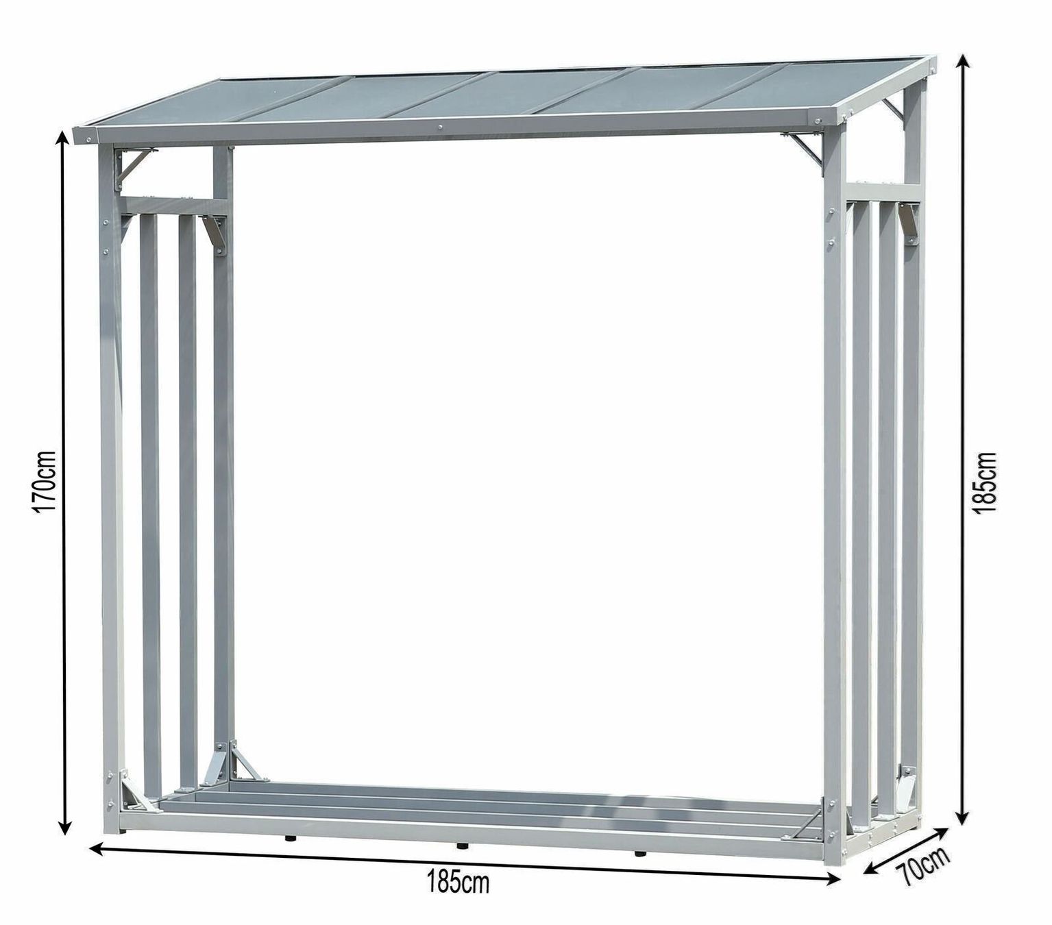 Étagères: Quick Star Kaminholzregal XXL – Neuf avec emballage d'origine à Bottighofen par zaap 1