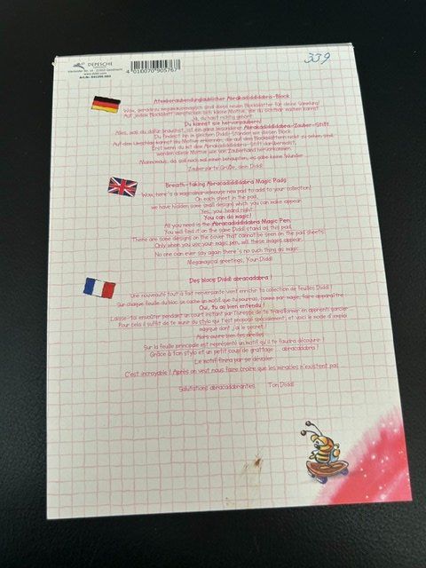 Blocs de correspondance: Diddl Abrakaiddldabra Block A5, Nummer 339 – D'occasion à Kloten par Monkell 1