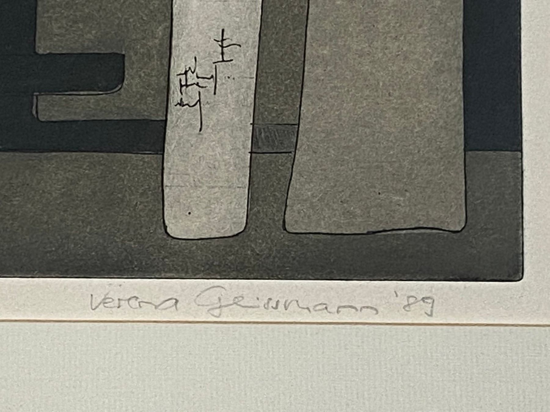 Grafiken & Lithographien: EA Lithografie Verena Geissmann gerahmt – Gebraucht aus Vaduz von Unikate-Markt 2