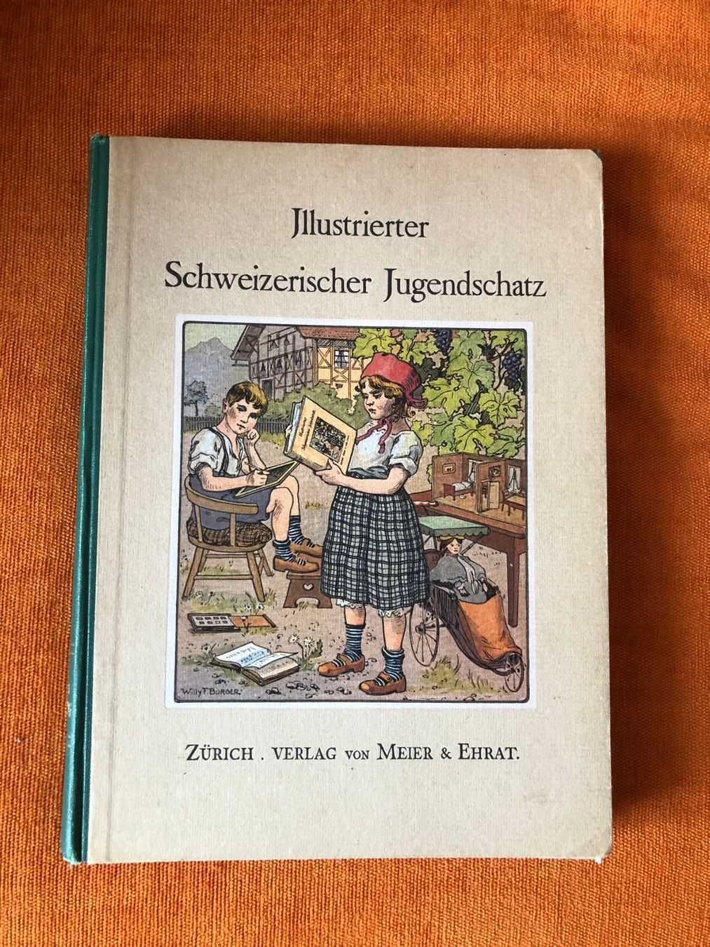 Libri: antikes Kinderbuch, schweizer Jugendschatz ca. 1930 – Usato da Buchs ZH venduto da krenzi
