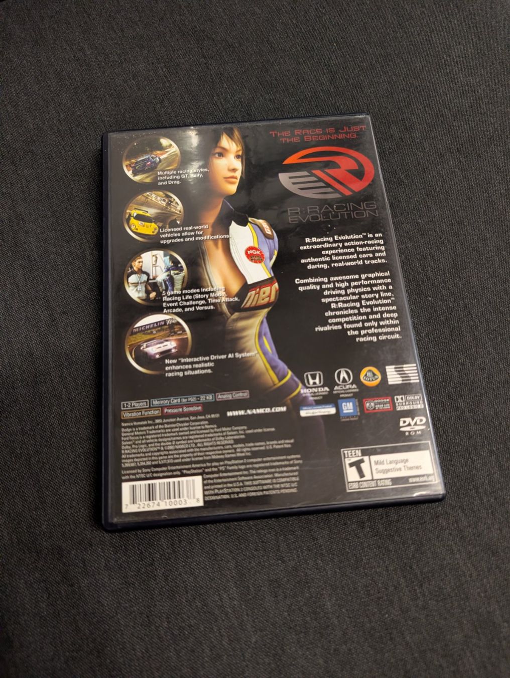 Spiele: R: Racing evolution 2 NTSC/USA Sony playstation 2 – Gebraucht aus Giubiasco von Ticinerd 1