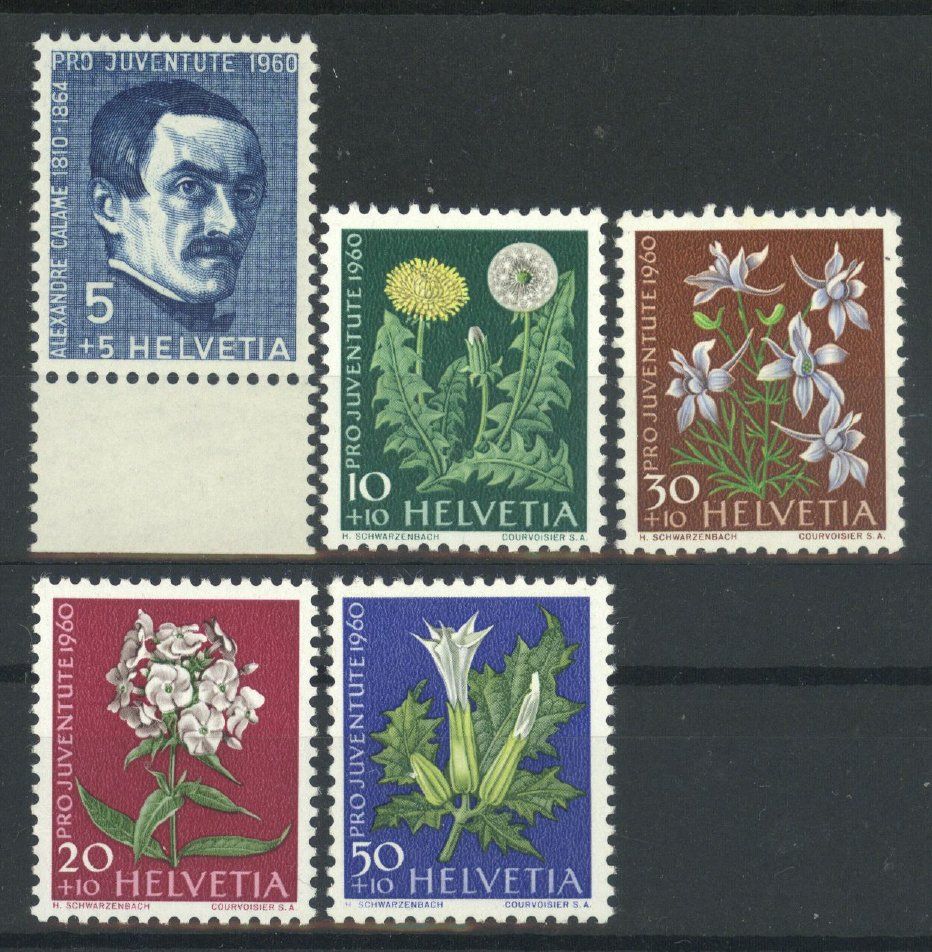 Tutti i francobolli: 1960, Pro Juventute, postfrisch ** – Usato da Willisau venduto da Vollstempel