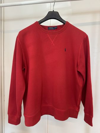 RALPH LAUREN sweatshirt red fleece XL