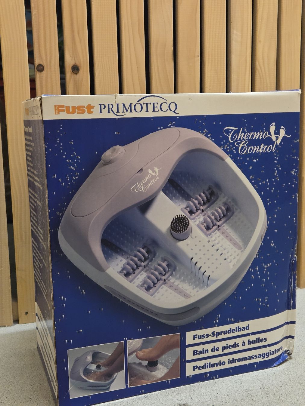 Massagegeräte: Fuss-Sprudelbad PRIMOTECQ Thermo Control Neu – Neu und originalverpackt aus Emmen von GrabandGo 1