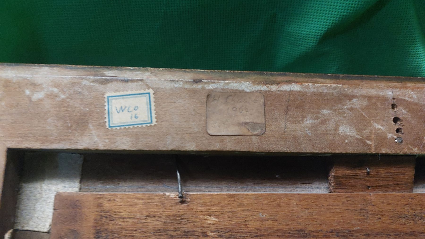 Dipinti: Gemälde,Rahmen mit   H. Chaube ? datiert 1902, mit Rahmen – Usato da Opfertshofen SH venduto da museumswert 3
