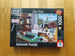 Schmidt Puzzle 1000 Am Schreibtisch - Secret Puzzle 