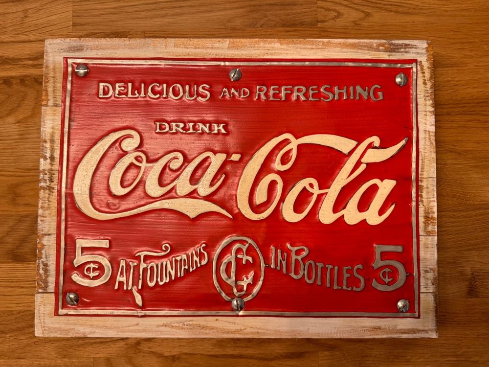 Vintage Retro Deko Bild Coca Cola Kaufen auf Ricardo
