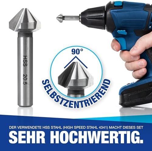Alle Werkzeuge: Kegelsenker 6tlg – Neu und originalverpackt aus Hundwil von Equiply 3