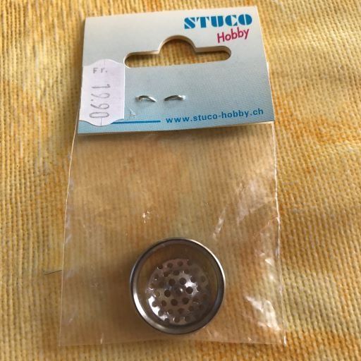 Kit bricolage: STAHLRING MIT SIEB GR. 19 – Nuovo e nell'imballaggio originale da Ostermundigen venduto da wini63 3