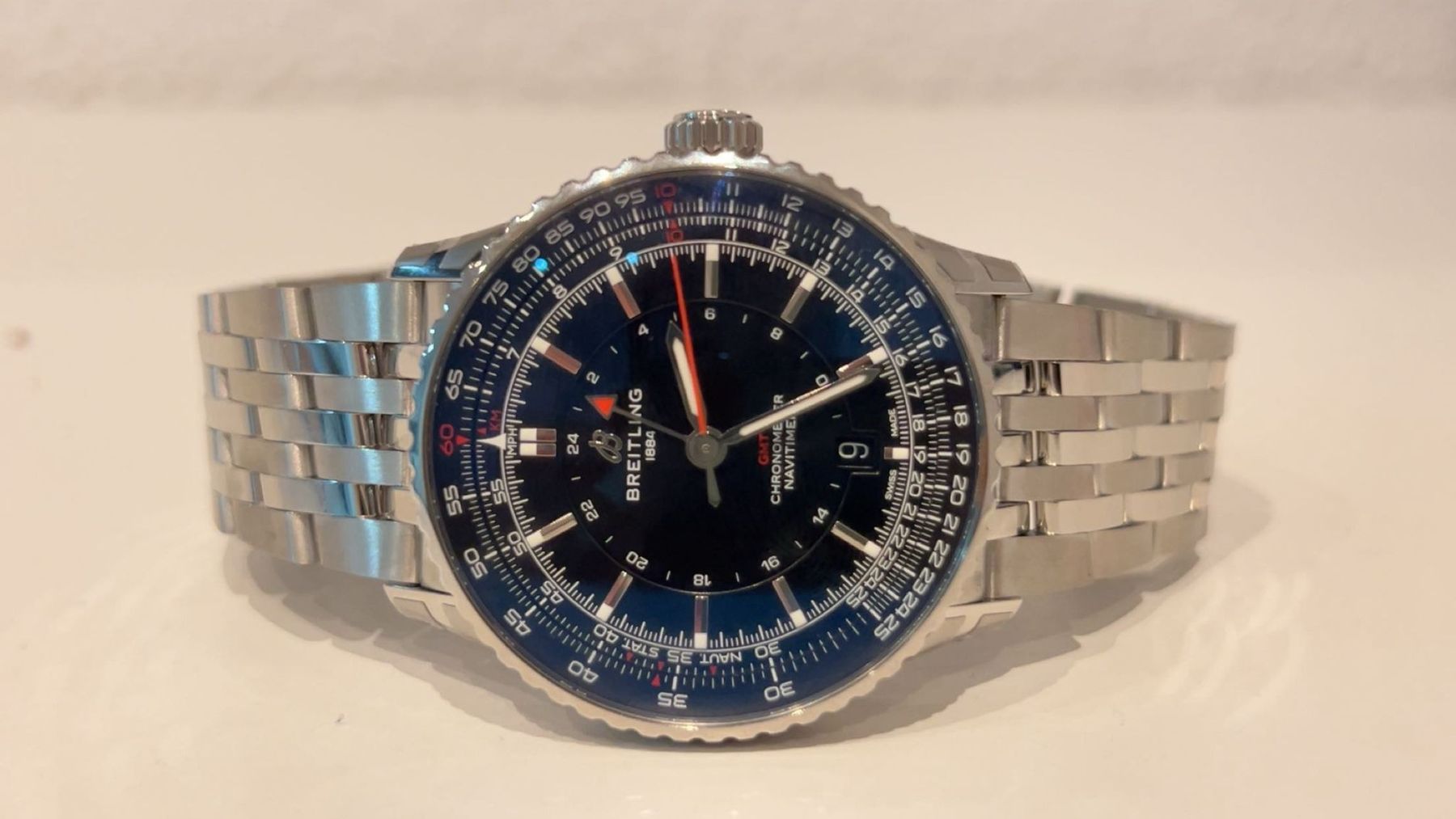 Breitling Uhren: Breitling Navitimer GMT 41, Automatikuhr, Neu! – Neu und originalverpackt aus Arbon von STEFF.1 1