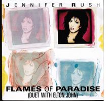Rush Jennifer/ Elton John: Flames of paradise 7"