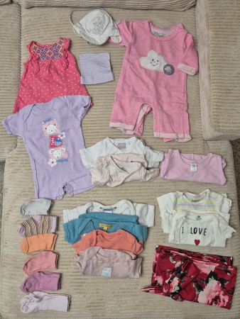 Mädchen Kleider Paket 1, 22 Teile, Sommer, Grösse 50