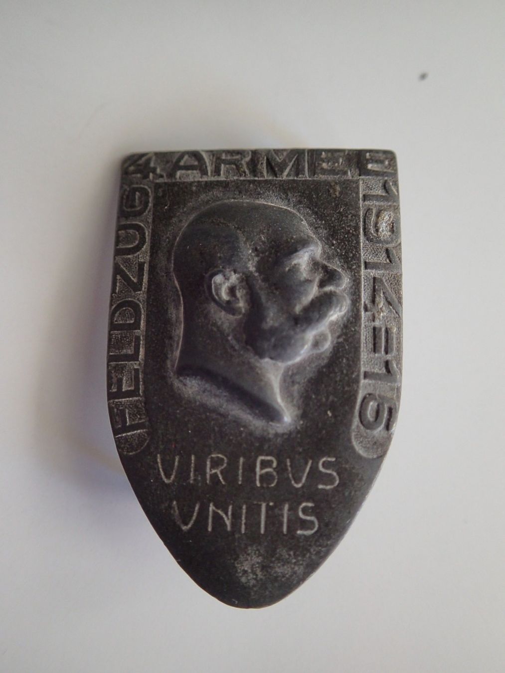Placchette & Badge: Abzeichen Feldzug 4. Armee 1914 – Usato da Allschwil venduto da Salus17