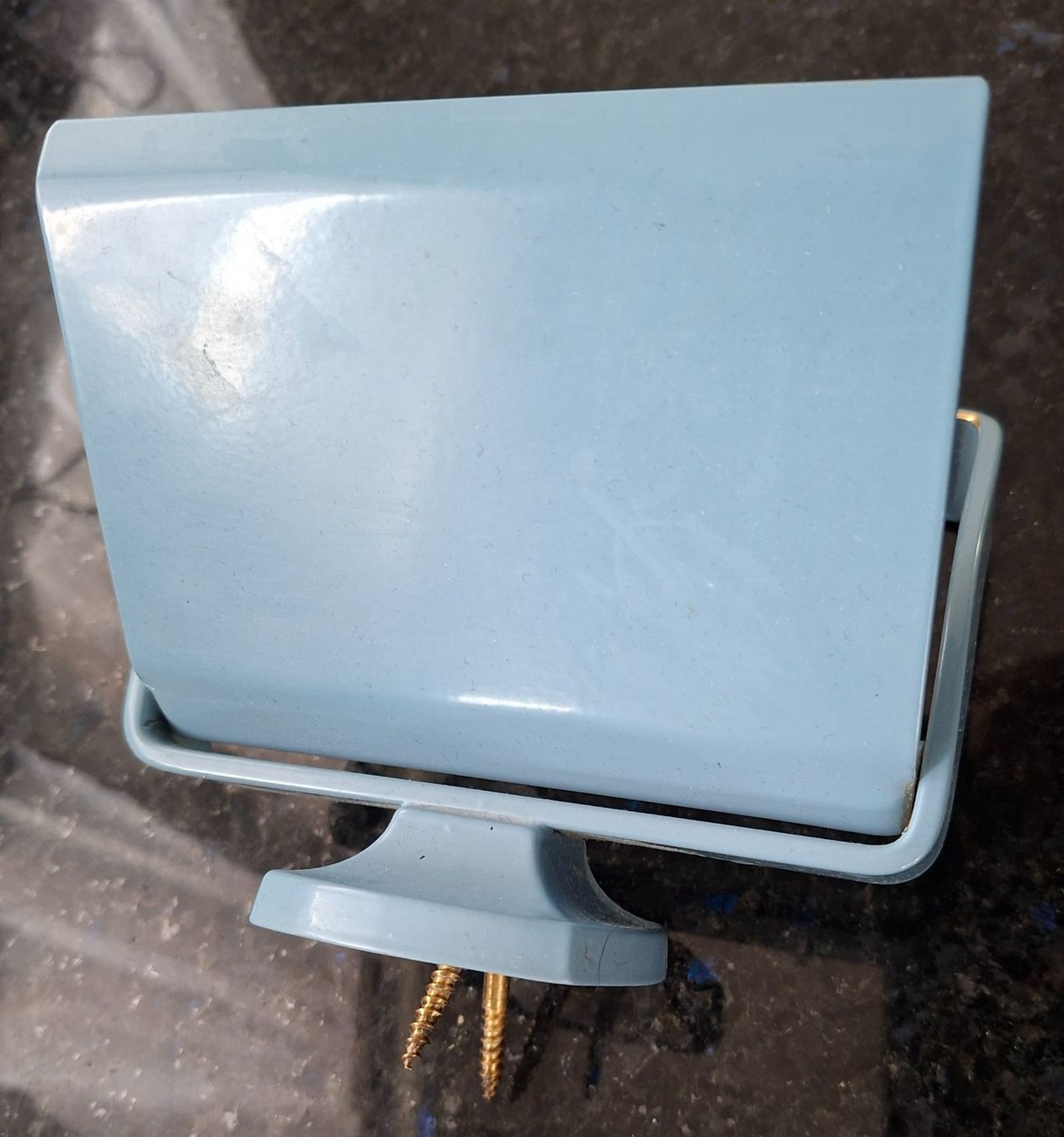 WC: Retro WC Papierrollenhalter hellblau - Vintage – Usato da Suberg venduto da Saeru5 2