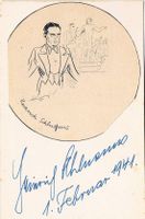 Heinrich Schlusnus 1888-1952 Autogramm Vintage Foto 9x14cm