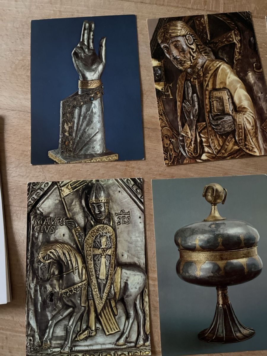 Libri: Le tresor de st maurice , 6 Postkarten Heftli – Usato da Aesch BL venduto da shuja01 1