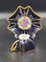 Seltenes Vintage Limoges Set Kobaltblaue und goldene, France