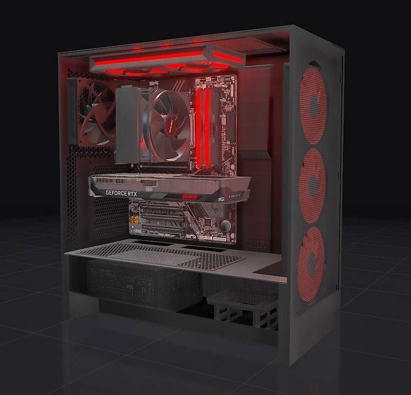 PC: Gaming PC Ryzen 5 9600X + RTX 5060  – Usato da Niederlenz venduto da tel_ph8s