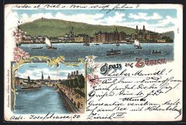 Litho Zürich, Alpenquai und Utoquai