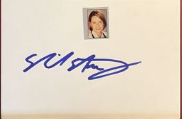 Sherry Stringfield 1967- Autogramm Karte m.Bild 10x15cm