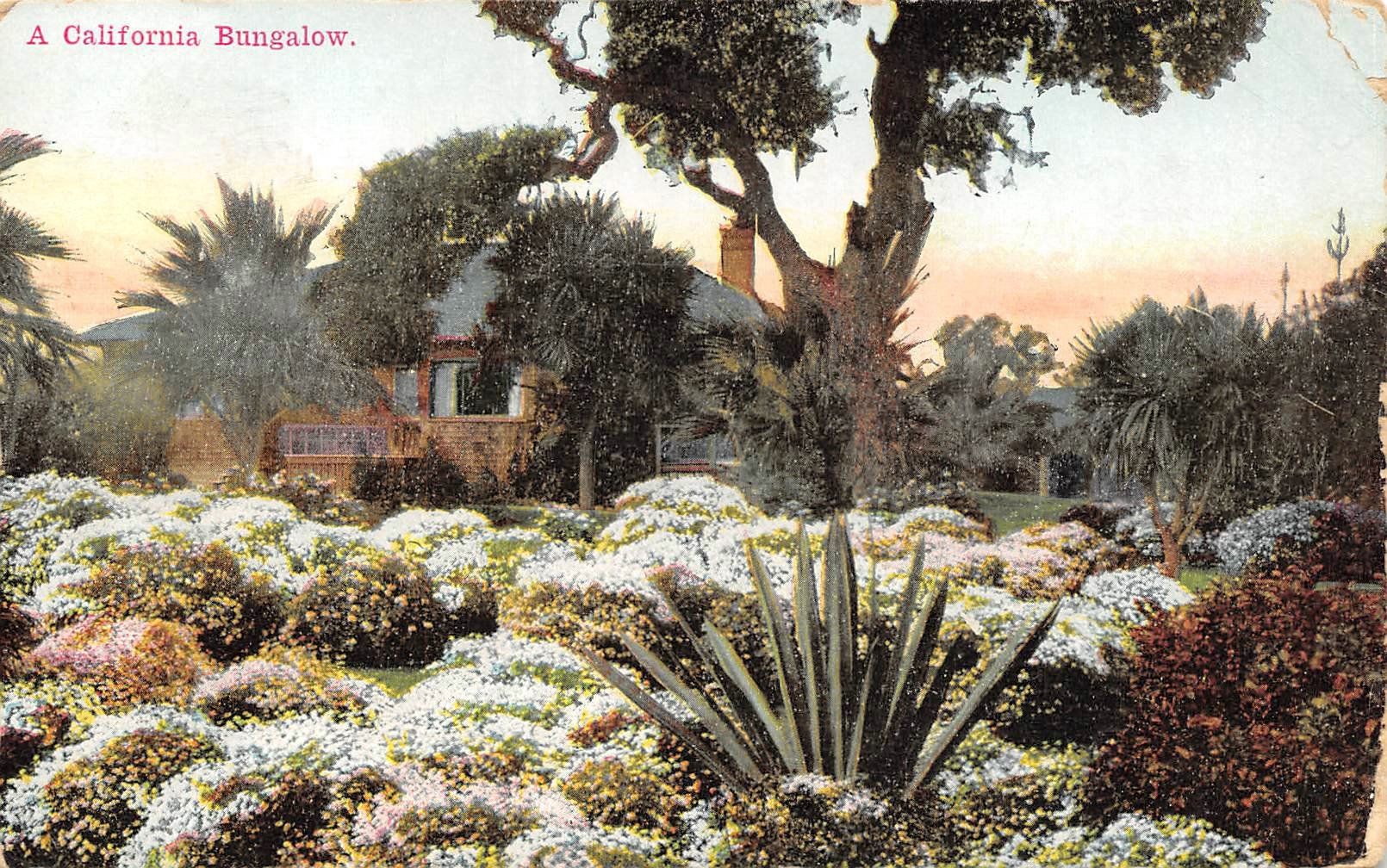 Cartoline postali: California Bungalow – Usato da Ottikon b.Kemptth. venduto da Neptun1974