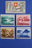 Serie Pro Patria 1952 postfrisch **, - SBK: 17.-.