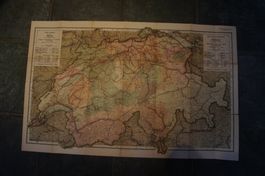 Reise- und Verkehrskarte der Schweiz 1:450000