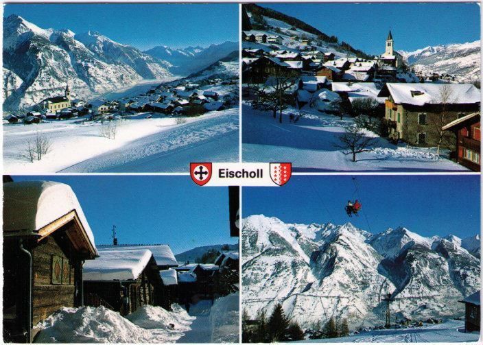 Cartoline postali: Eischoll - 4 Bild AK – Usato da Binningen venduto da Mountainrider