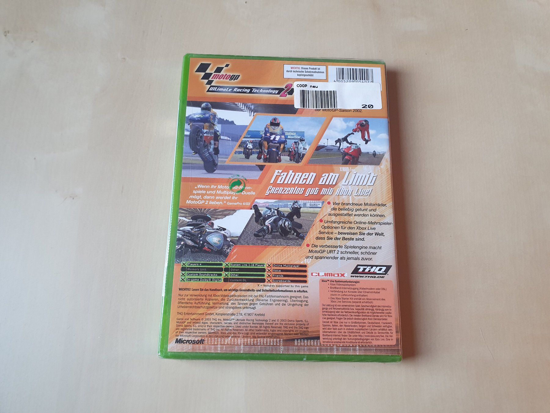 Microsoft Spiele: Motogp neu und ovp – Neu und originalverpackt aus Stansstad von collectorsshop 1