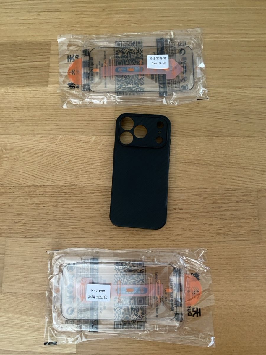 Cover & Protezioni schermo: iPhone 17 Pro Hülle mit Schutzfolie – Nuovo (secondo la descrizione) da Steinhausen venduto da figeman 1