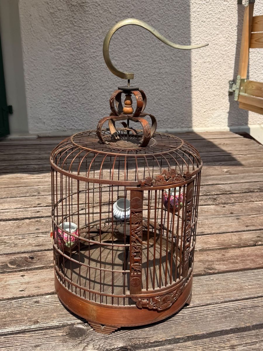 Tutte le decorazioni: schöner, alter, chinesischer Vogelkäfig  – Usato da Wetzikon ZH venduto da seli03 1