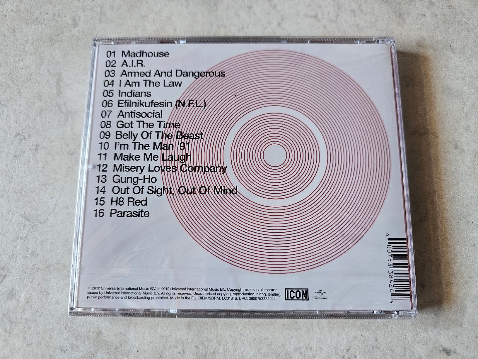 CD: Anthrax  -  Icon  /  Fabrikneu – Nuovo e nell'imballaggio originale da Schneisingen venduto da backstore24 1