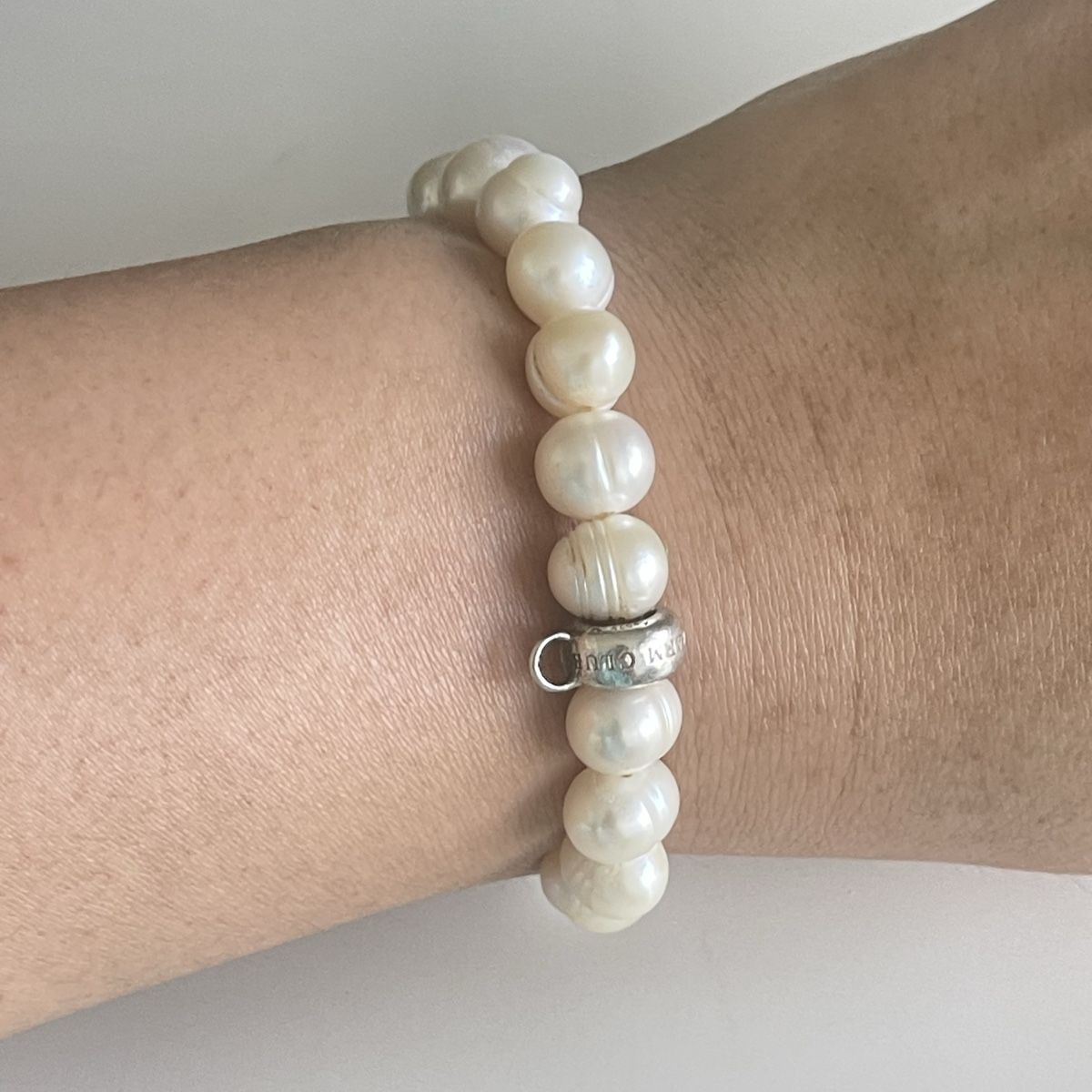 Thomas Sabo Bracciali & Braccialetti: Thomas Sabo Perlenarmband, 925er silber details – Nuovo (secondo la descrizione) da Bern venduto da dek_7bjd 4