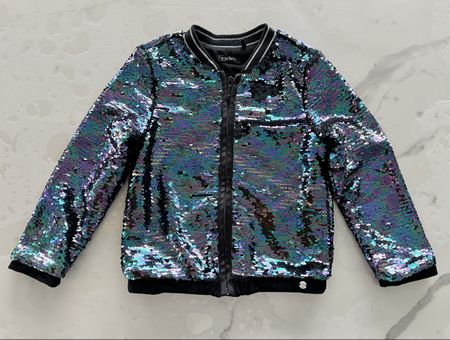Veste à paillettes sequins IKKS fille 4 ans -102 cm