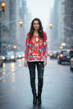 Pull de Noël SIBEL - neuf - TU