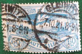 Historische Briefmarke "AUT.SILES." 60 Pf.