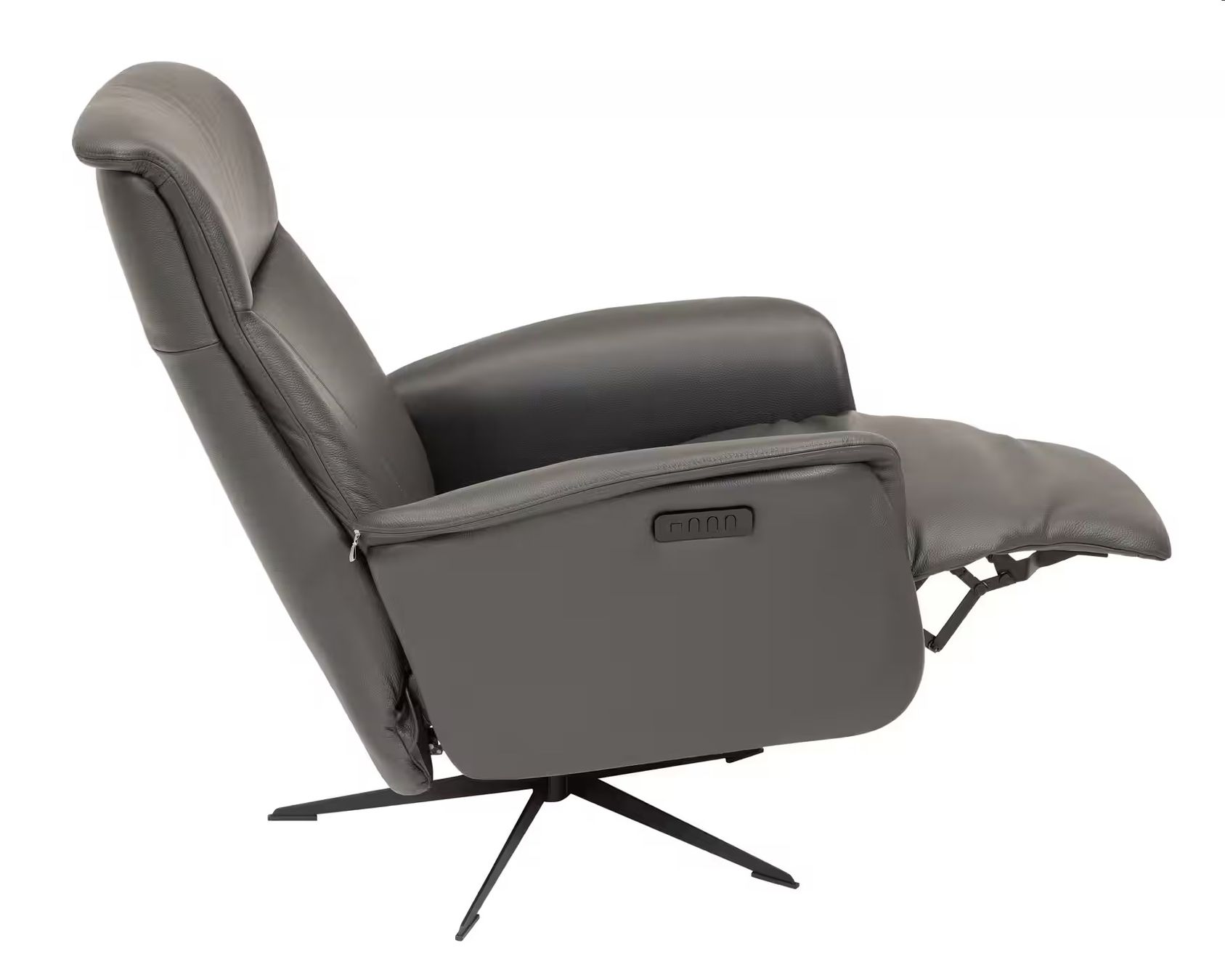 Poltrone: Relaxsessel Noel Grau Leder 78cm 88cm – Usato da Bülach venduto da Katha28 5