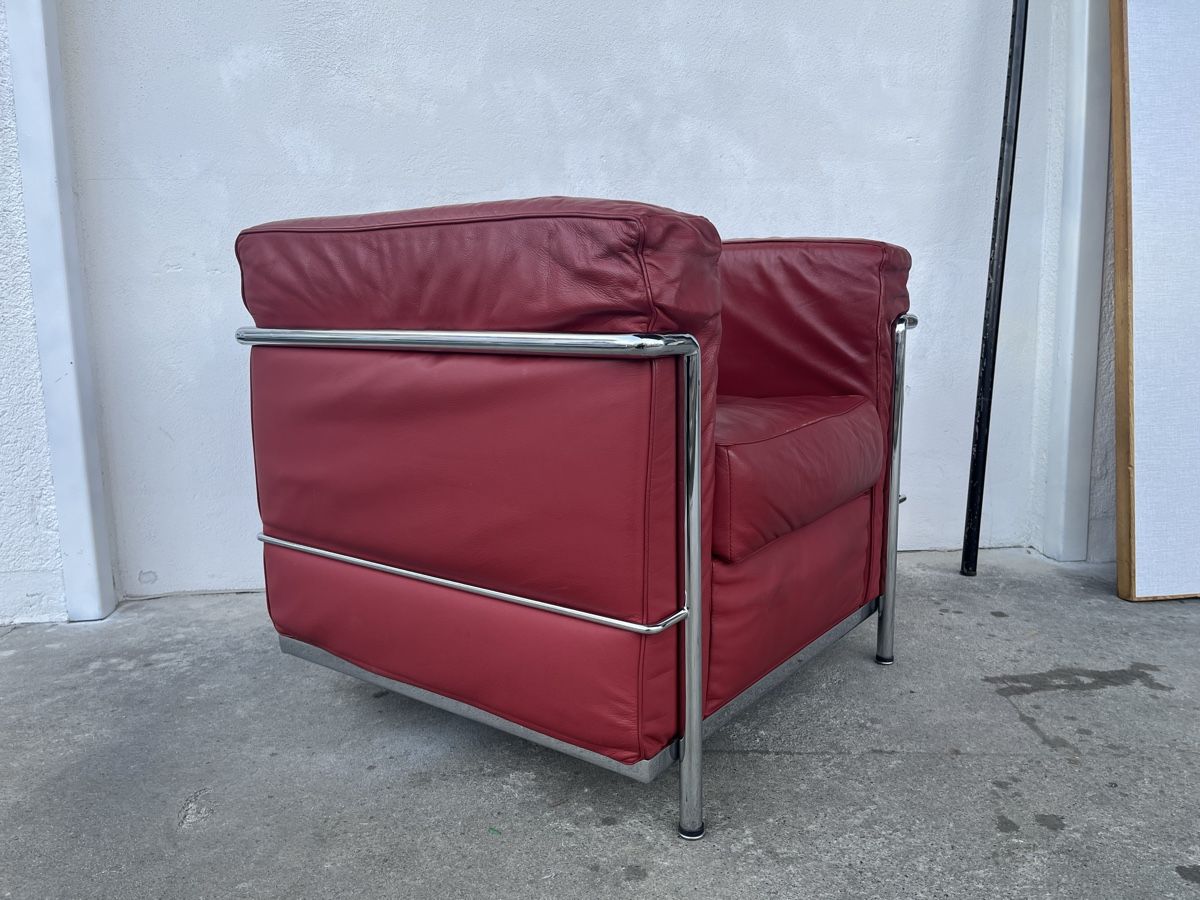 Le Corbusier Sessel: 70er Jahre Stahlrohrsessel Chrom – Gebraucht aus Bern von fotolog111 3