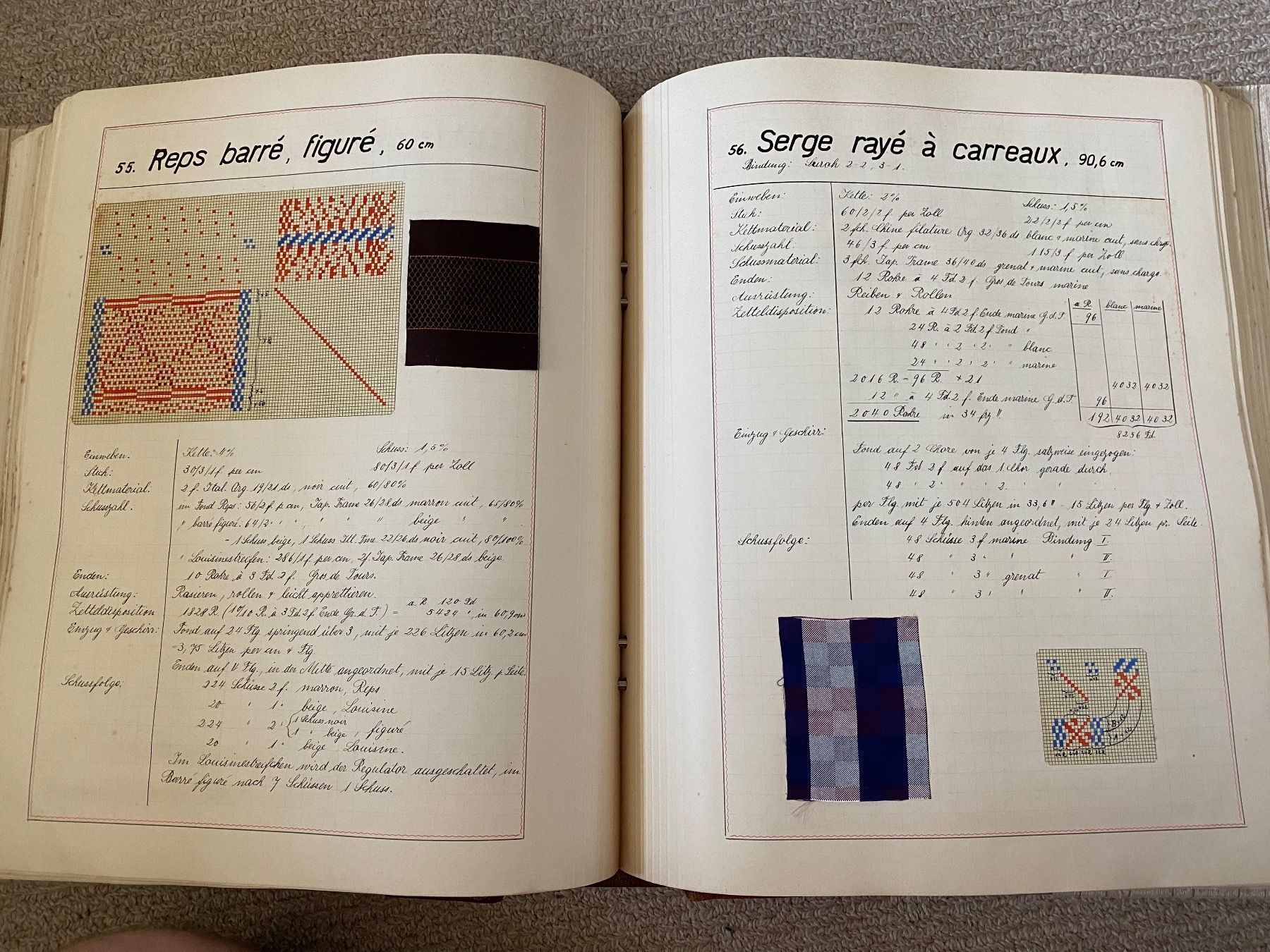 Libri: Handgeschriebenes Lehrbuch der Seidenwebschule 1926 – Usato da Zürich venduto da 2013tg 6