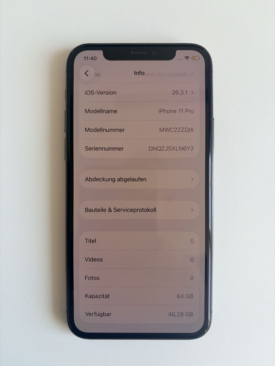 Apple Portables: iPhone 11 Pro – D'occasion à Ried b. Kerzers par role73 4