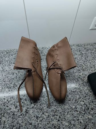 Mittelalter Schuhe / Stiefel, Grösse 47, Neu