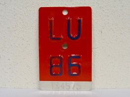 LU 86 VELONUMMER - FAHRRADSCHILD