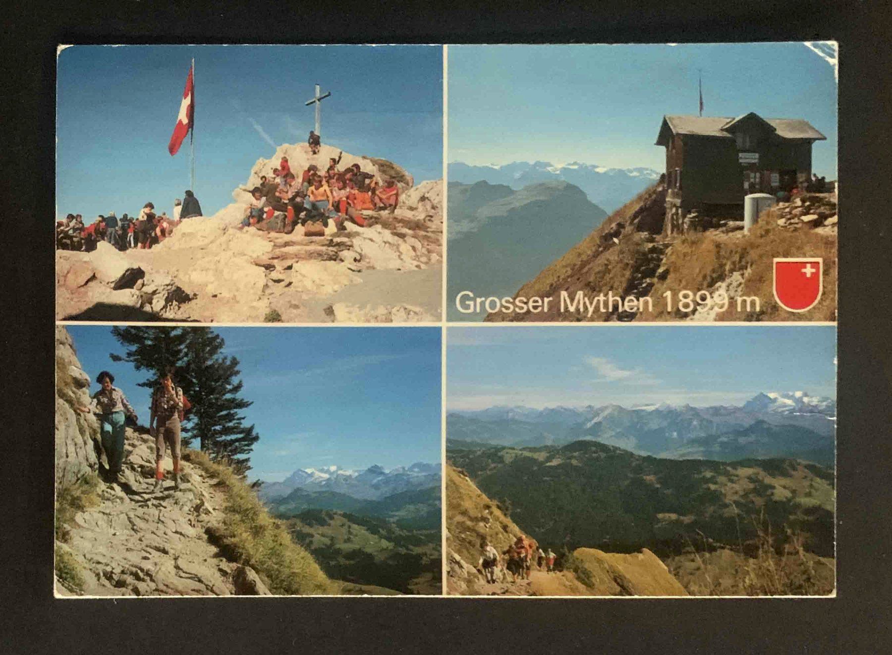 Cartoline postali: AK Grosser Mythen – Usato da Goldau venduto da artelier1